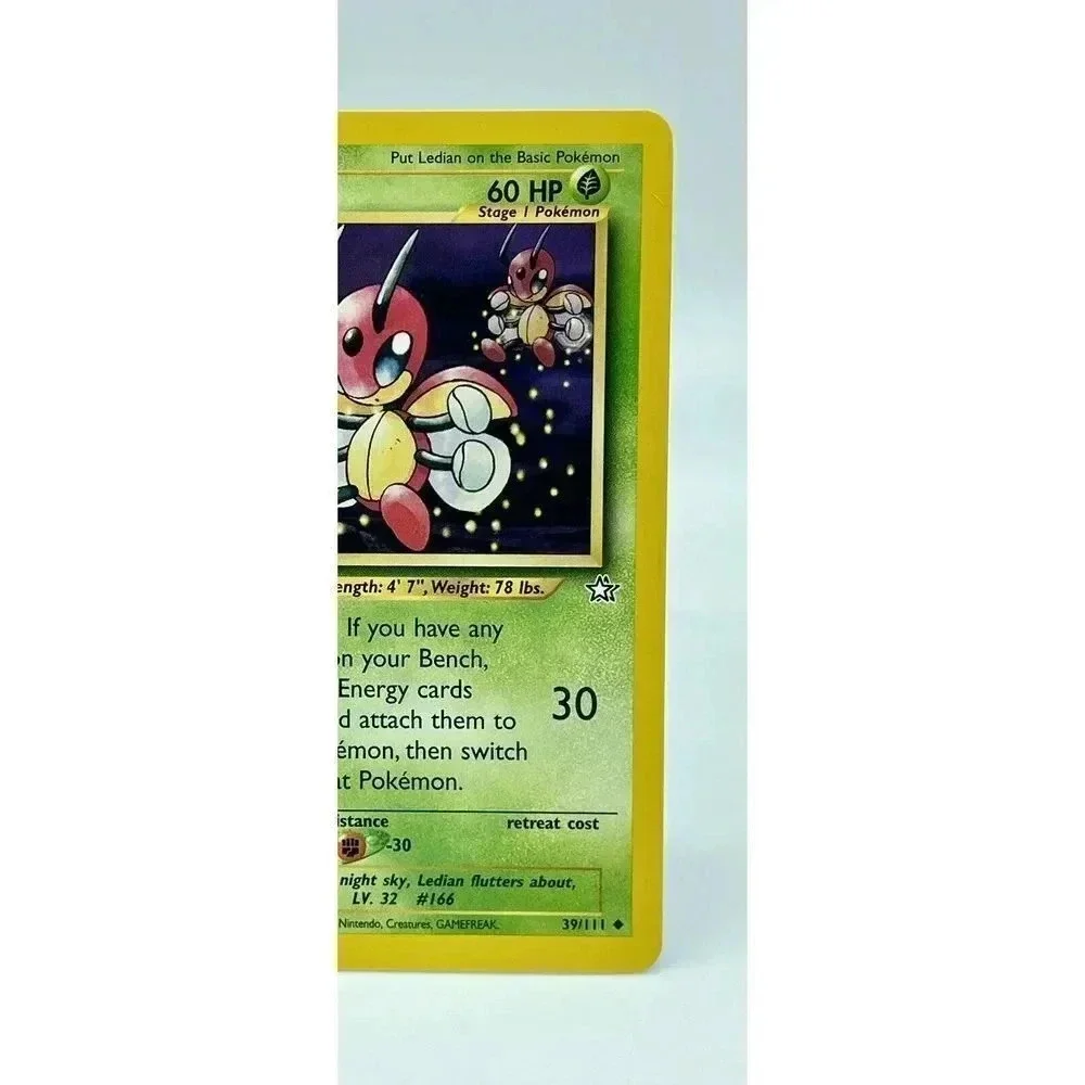Ledian 39/111 Neo Genesis Non Holo Vintage 2000 Pokémon‎ Card TCG Near Mint WOTC